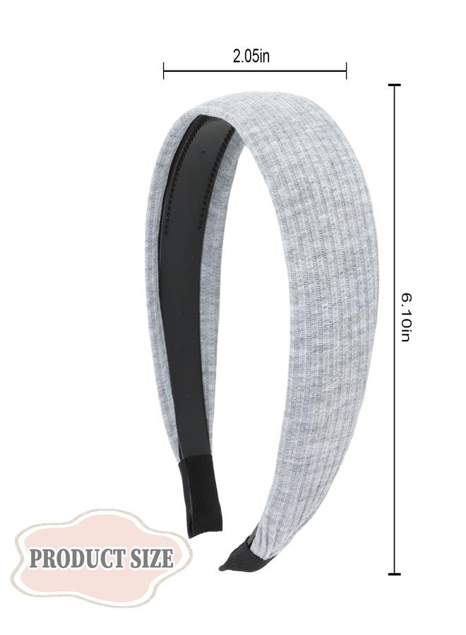 ACO-UINT Wide Headbands for Women, Large Head Bands With Teeth, Non-slip Thick Fashion Hairbands, Hair Accessories for Women and Girls - Image 2