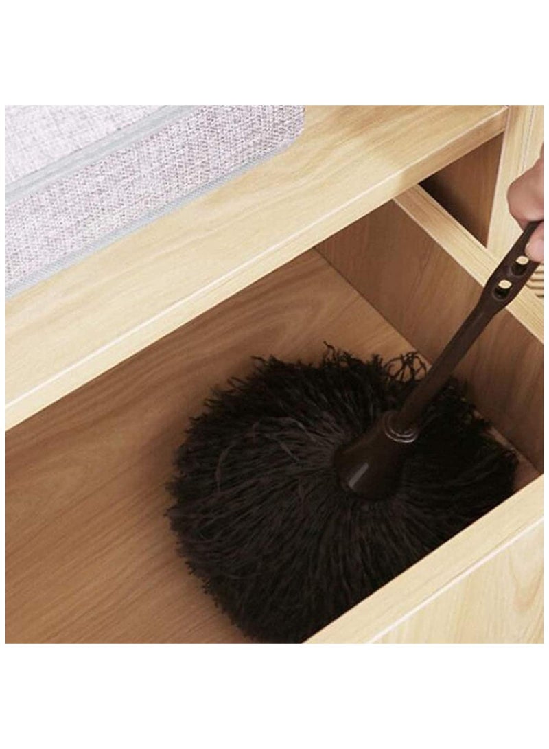 2pcs Keyboard Brush Long Handle Feather Duster, Portable Cleaning Brush Cleaner Dust Remover for Keyboard Computer Laptop Desk, Smart and Soft and Fluffy Duster  - Image 3