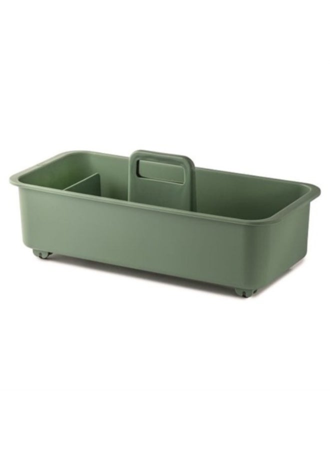 Snips Sink Organizer Rectangular Sponge Storage Caddy Light Green 17.5 x 45.3 x 20.8 cm 079330