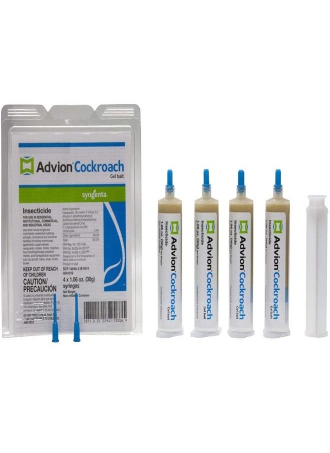 syngenta - Advion Cockroach Gel Bait 120 g 4pc set - Image 1