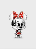 PANDORA Disney Minnie Mouse Dotted Dress & Bow Charm