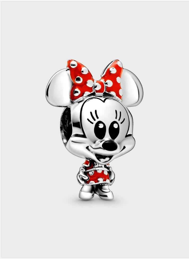 PANDORA Disney Minnie Mouse Dotted Dress & Bow Charm  - Image 1