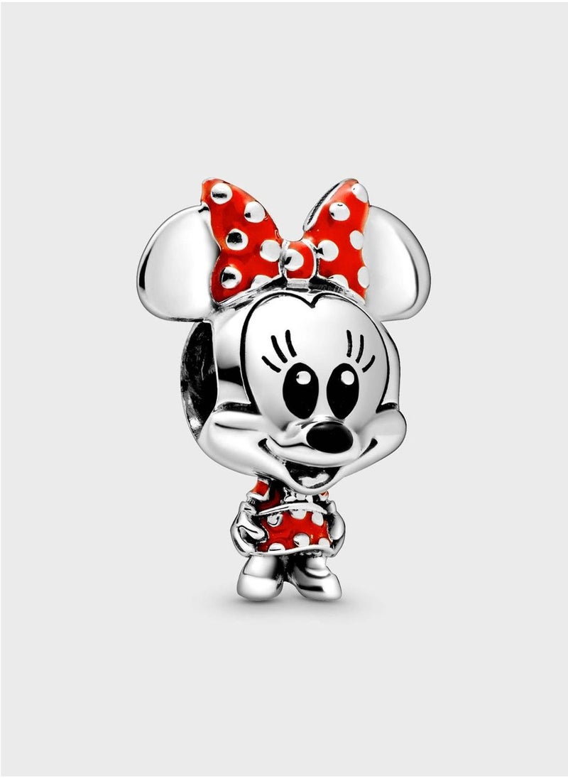 PANDORA Disney Minnie Mouse Dotted Dress & Bow Charm  - Image 1
