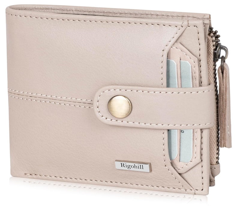 Rigohill Doger Garlic Mens Leather Wallet | Leather Wallet for Men | RFID Mens Wallet - Image 1