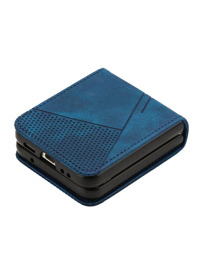 اس-توب جراب لهاتف Samsung Galaxy Z Flip3 5G Dream Triangle جراب هاتف جلدي قابل للطي مع حبل - Image 5