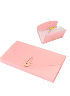2 Pcs Accordion File Organizer 13 Pockets Receipt Folder Accordion File Organizer Plastic Check Bill File Folder Expanding File Folder Expanding Coupon Organizer with Labels Document Organizer Folder