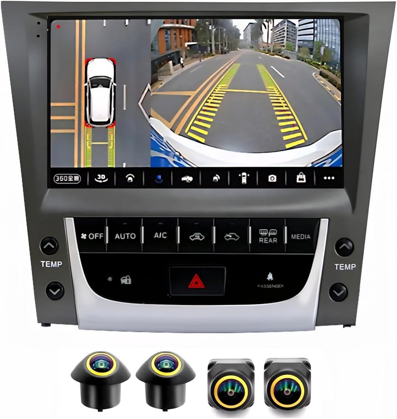 فيريكس ستيريو سيارة لكزس GS FIT لكزس GS300 GS350 GS400 GS430، وحدة رأس أندرويد 2005-2011 مع كار بلاي لاسلكي، أندرويد أوتو، واي فاي، بلوتوث، كاميرا احتياطية عالية الدقة DSP 4G (4 كاميرات + 32 جيجابايت 360D) - Image 1