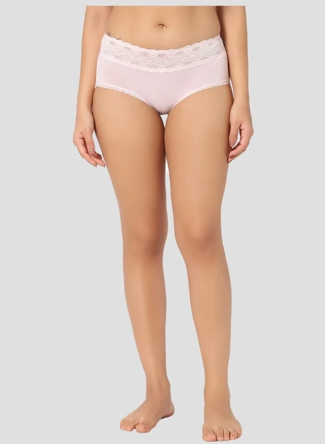 Intimate Queen Pink(2), Blue All Day Wellness Bundle - Modal Bae Hipster Briefs for Women -  Pink 2 & Blue (Pack Of 3) for Women | Best Price UAE