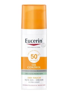 Eucerin Oil Control Sun Gel-Cream Ultra Light SPF 50+ Dry Touch 50ml 