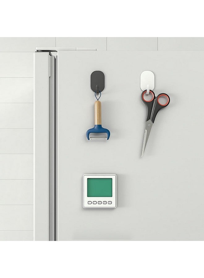 wolpin Self Adhesive Wall Hooks, Waterproof Nail Free Sticky Stainless Steel No Drilling Hooks Hanging Capacity 5KG Max Multipurpose Home Storage (Pack of 5 Pcs) - Image 3