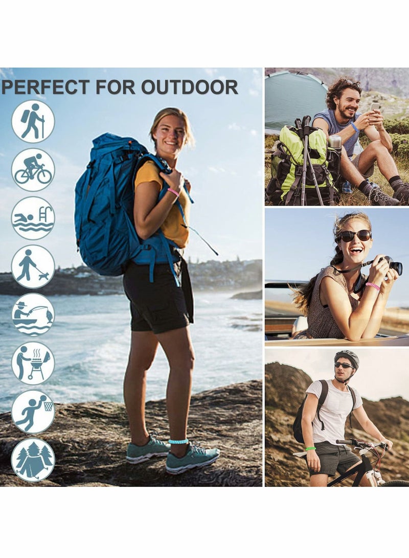 Y&D Mosquito Repellent Bracelets, Stickers, Kids Reusable Wristbands for Adults, Last Up to 350Hrs, 10 Pcs Bands + 12 Stickers  - Image 4
