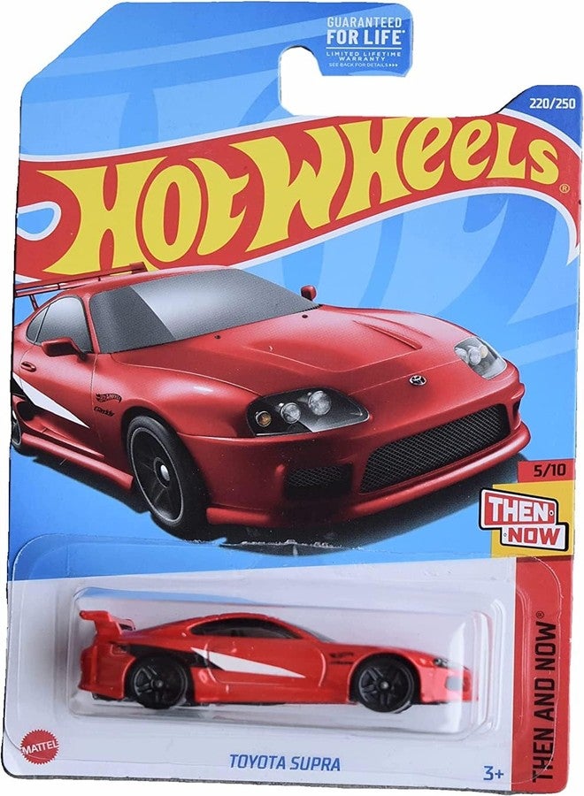 Hot Wheels 2022 Toyota Supra Red 220/250 (Long Card) HCV16 - Image 1