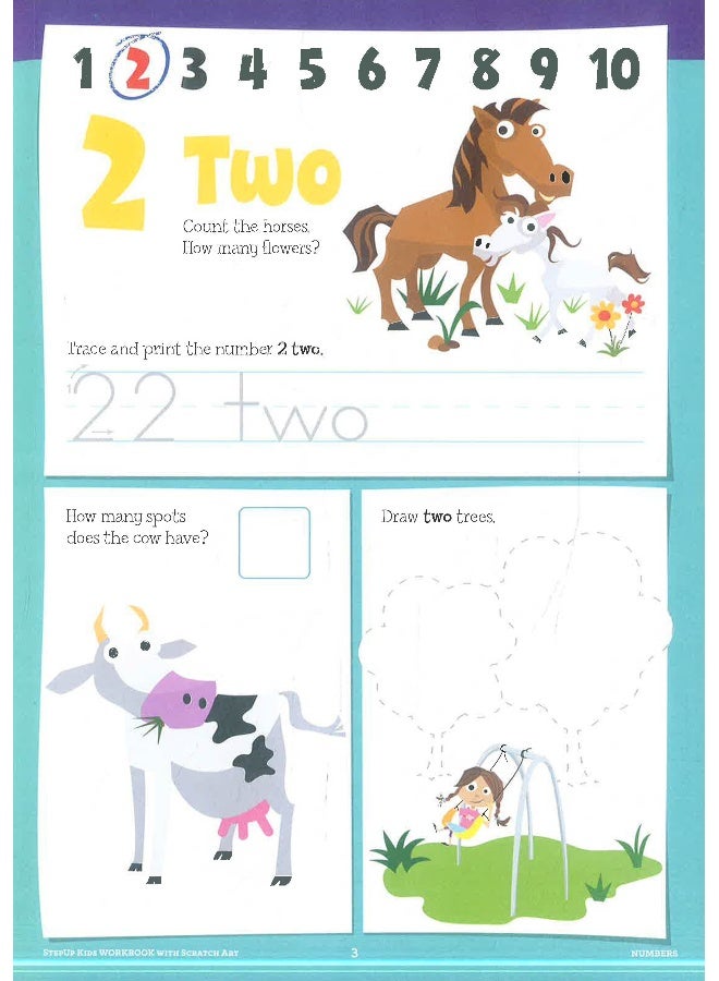 Scratch Art Numbers Workbook  - Image 3