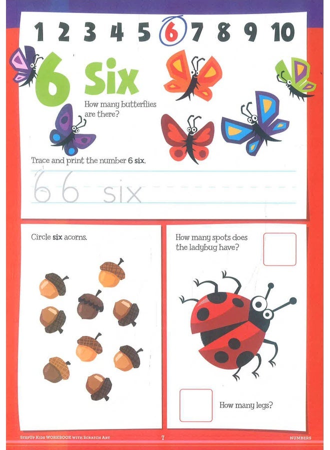 Scratch Art Numbers Workbook  - Image 5