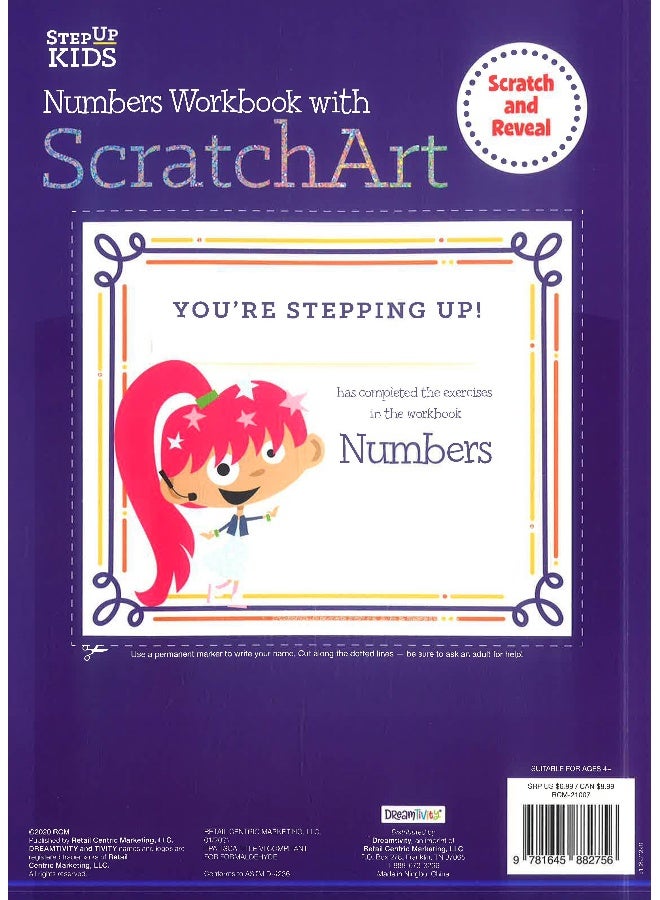 Scratch Art Numbers Workbook  - Image 2