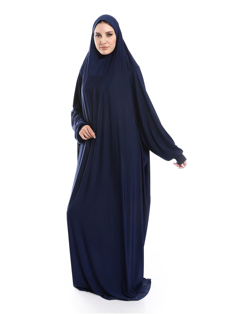 سيزار اسدال صلاة حريمي سادة متصل بغطاء للراس  - Image 2