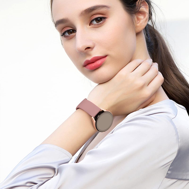 Meliya Bands Compatible with Garmin Venu 2 Plus / Venu Sq / Venu / Vivoactive 3 Watch Band Women Men, 3 PACK 20mm Quick Release Soft Silicone Sport Replacement Watch Strap for Garmin Vivomove Sport, - Image 5