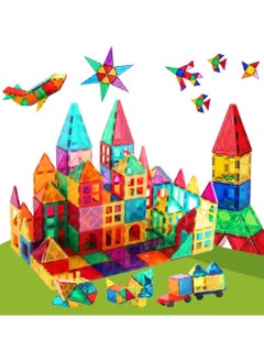 TEGRILO 60 Pcs Magnetic Building Blocks 3D Kids Building Blocks Set Magnetic Building Construction Educational STEM Toys for Toddler  - Image 1
