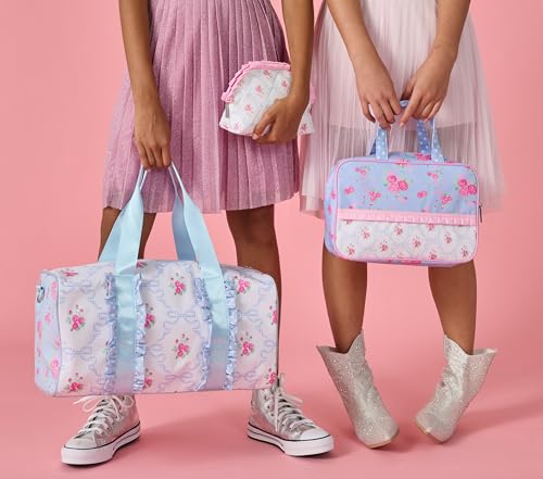 iscream 1225 x 825 Nylon Double Handle Zippered Cosmetic Bag Vintage Vibes - Image 3