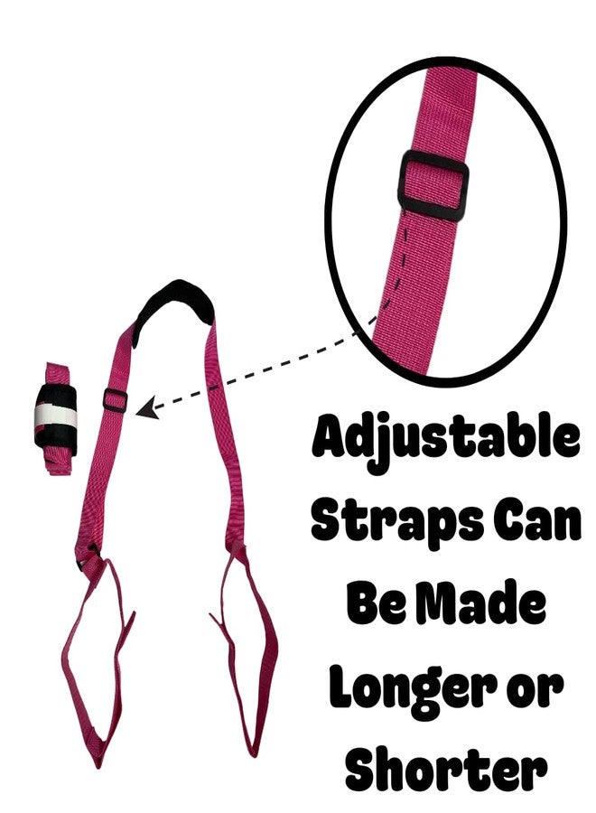 NGIL Black 2 Pack Adjustable Beach Chair Carry Strap Universal Folding Chair Carry Strap for Camping,Picnic and Outdoor - Image 3