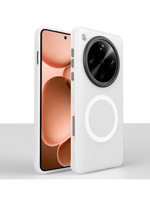 Frosted Case Compatible with Oppo Find X8 Ultra, Shock and Drop Protective Case with Magnetic Suction and Built-in Airbag Protective Cover at Four Corners for Oppo Find X8 Ultr