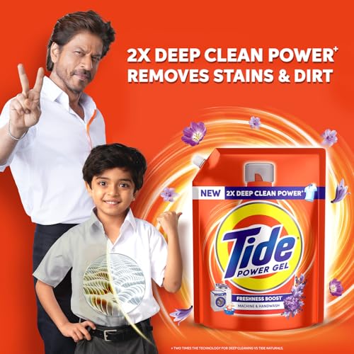 Tide Power Gel Liquid Detergent for Top Load & Front Load - 3.2kg | 2x Deep Clean Power | Removes Stains & Dirt | Freshness Boost | Fresh Fragrance - Image 3