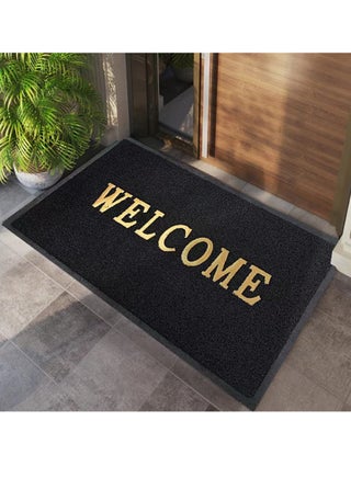 1-Piece Welcome Anti-Skid Doormat PVC Black/Gold 58 x 38 Centimeter - pzsku/Z2EB8127369DDE364F2C9Z/45/_/1731948758/d45f280f-aa65-4573-bc12-790c00a97864