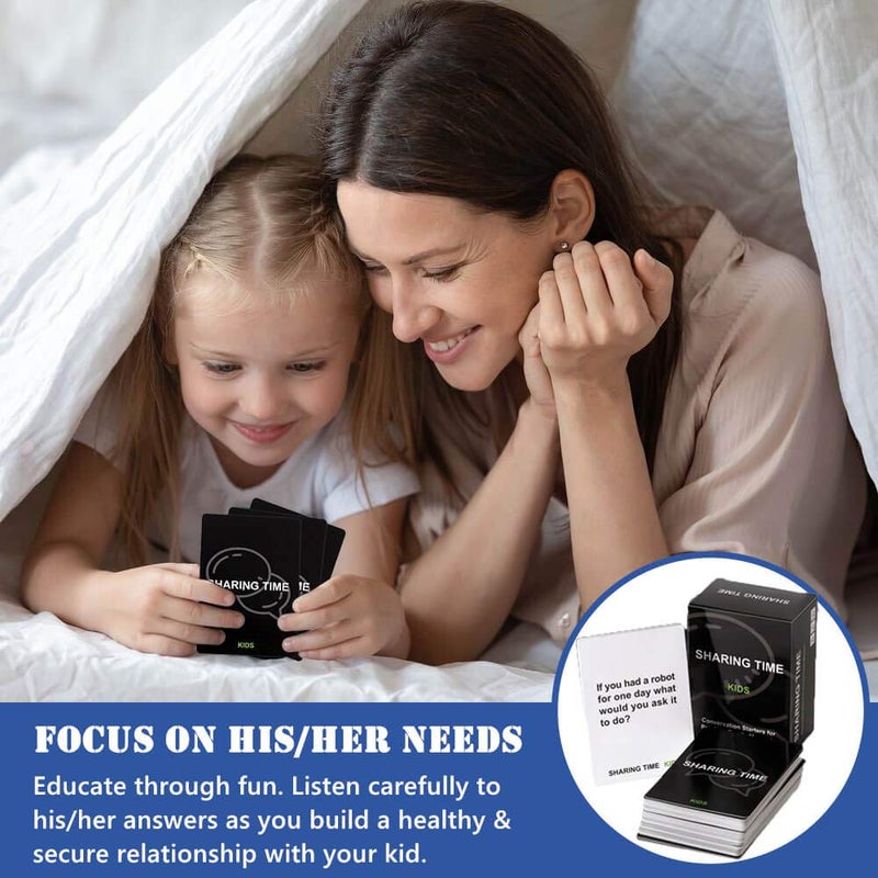 YLOVAN Family Games for Kids and Parents - 120 Thought-Provoking Kids Conversation Starters, Fun Family Activities Question Card Games for Raod Trip Car Travel, Great Parent-Child Relationship Building - Image 3