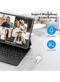 erorex Headphone Adapter 2 Pack Usb C To 3.5Mm Headphone And Charger Adapter Type C To Aux Jack Dongle Cable With Fast Charging Compatible With Iphone Galaxy Ipad Pro  - Image 4