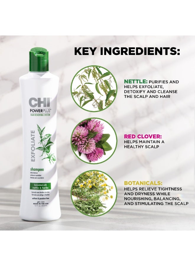 CHI Power Plus Exfoliate Shampoo 355ml - Image 3