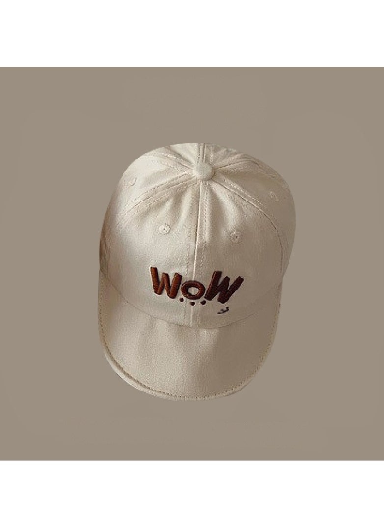 KUYING Beige Series Duckbill Cap Children's Cute Hat 
