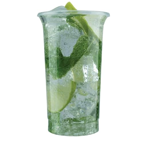 AIOS CrackResistant Plastic Highball GlassSlim JimTall Pimms Glass 340ml 12 oz Clear  Pack of 50