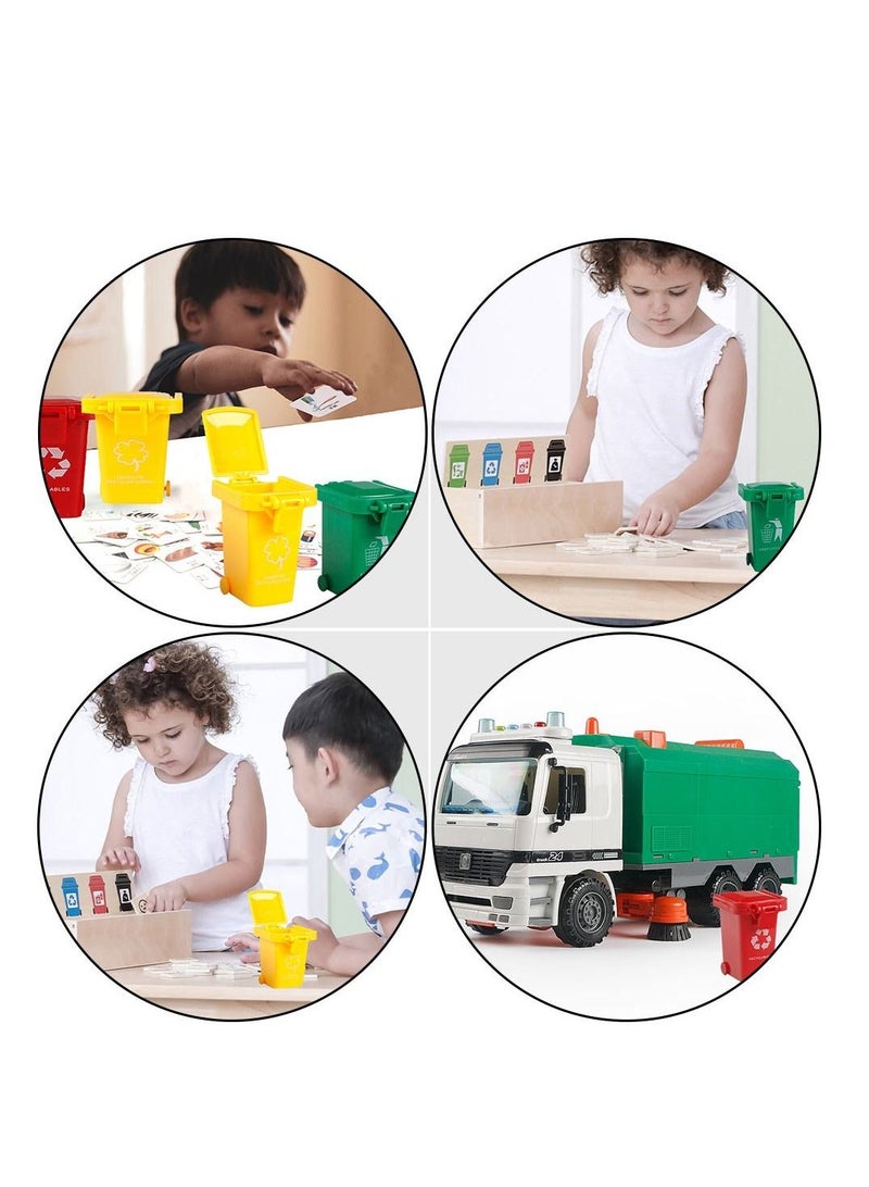 4Pcs Garbage Sorting Games Trash Can Toy Children Early Education Plaything  - Image 3