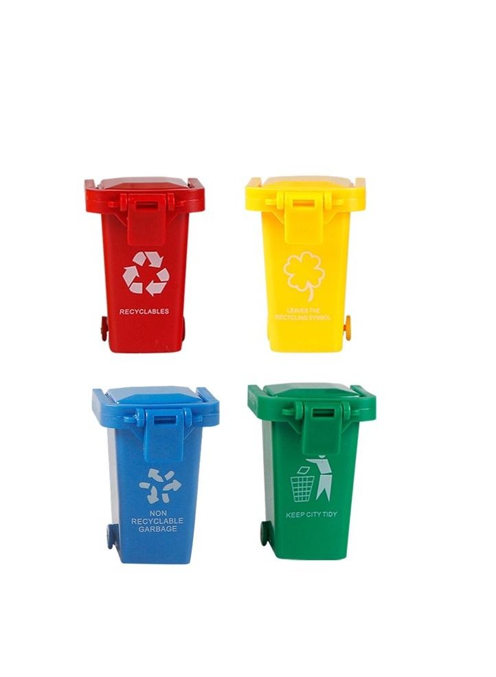 4Pcs Garbage Sorting Games Trash Can Toy Children Early Education Plaything  - Image 2