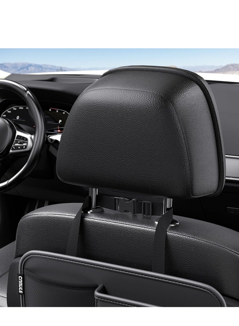 Generic Car Seat Back Bag, Car Organizer, Back Seat Storage Bag, Car Storage Bag, Tissue Box, Leather, Waterproof, Multifunctional Storage, Space Saving, Car Organizer, 1 Piece  - Image 4