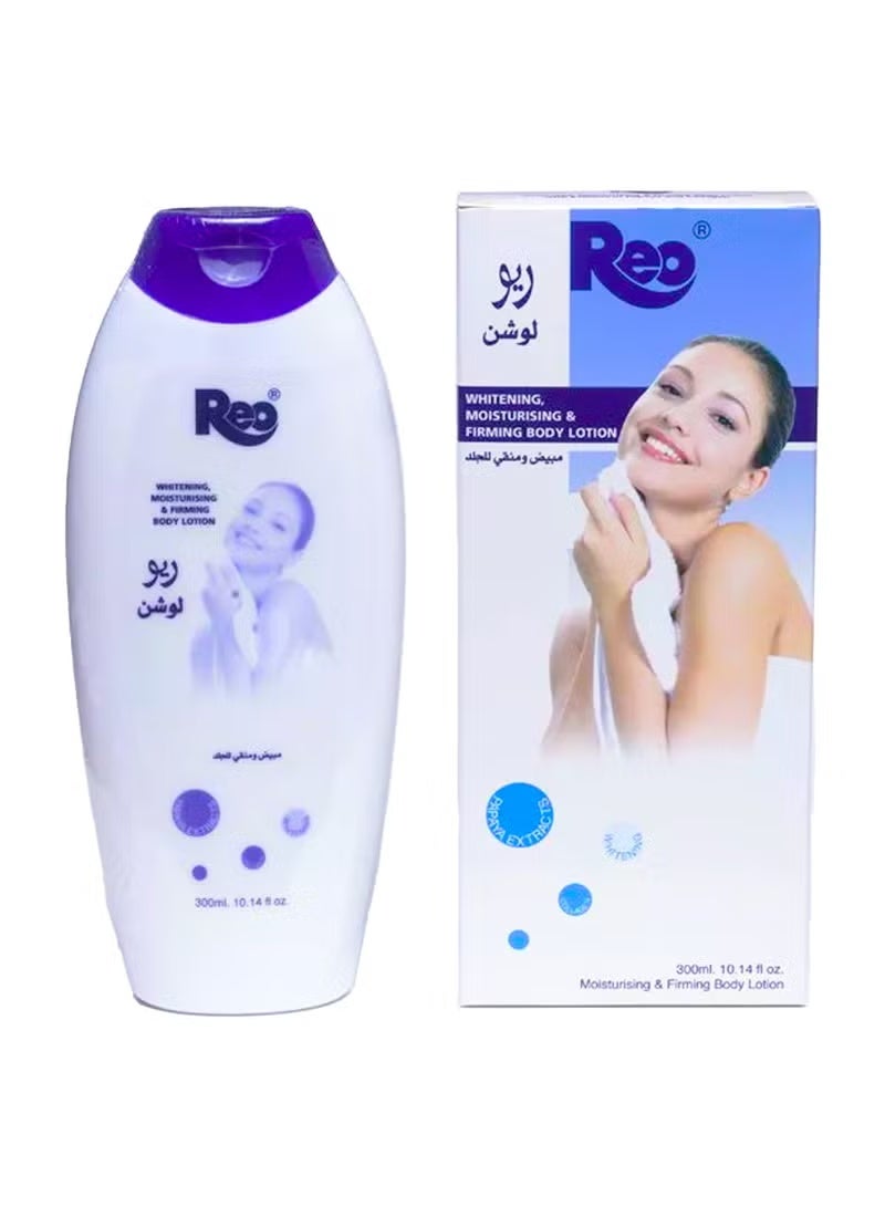 REO Whitening, moisturizing and tightening body lotion 300 ml.