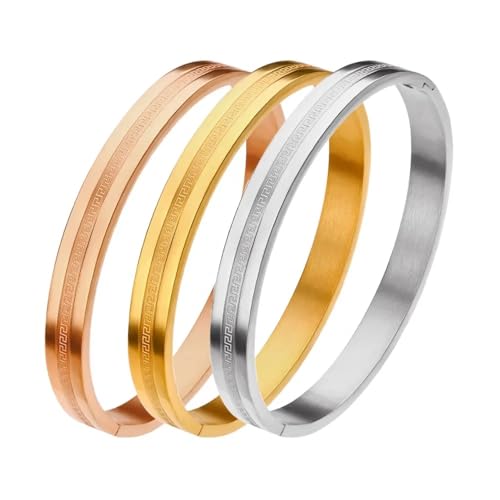 MEENAZ Bracelet for Men brother boyfriend gents Fashion Silver Bracelet for Boys Stainless Steel stylish hand cuff Silver Kada for men Cuff accessories golden mens Bracelets open kada adjustable 596 - Image 1