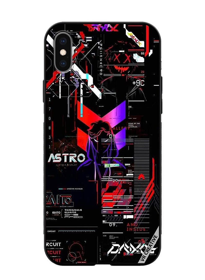 VR CREATIVE Protective Case Cover For Apple iPhone XS Max Astro Design Multicolour - Image 1