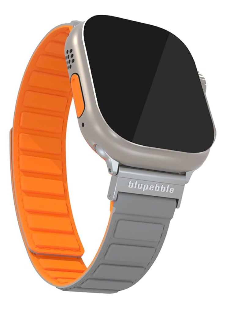 blupebble - Blupebble Silicone Reversible Magnetic Strap Designed for Apple Watch Series Ultra/8/7-49/45/44/42 MM - Image 1