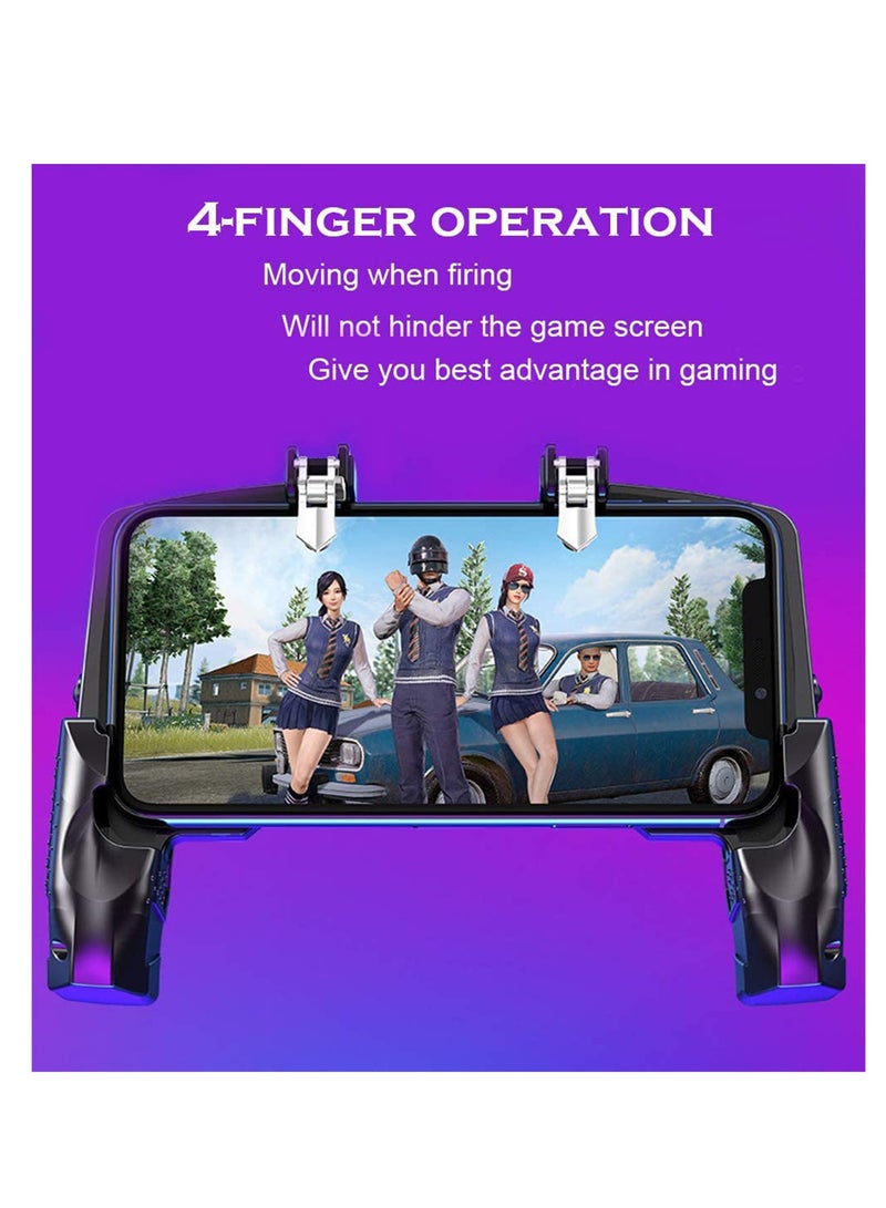 K21 Mobile Game Controller for PUBG Call of Duty Fortnite Aim Trigger Fire ons L1R1 Shooter Sensitive Joystick Gamepad 4.7-6.5 inch iPhone Android Phone - Image 4