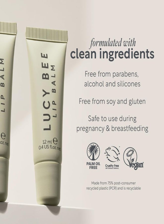 Lucy Bee Advance Hydration Lip Serum, Nourishing Lip Serum for Dry Lips with Mango Butter, Shea, Avocado Oil & Vitamin E, Glossy Finish, Vegan & Cruelty-Free, Clear 0.4 fl oz - Image 2