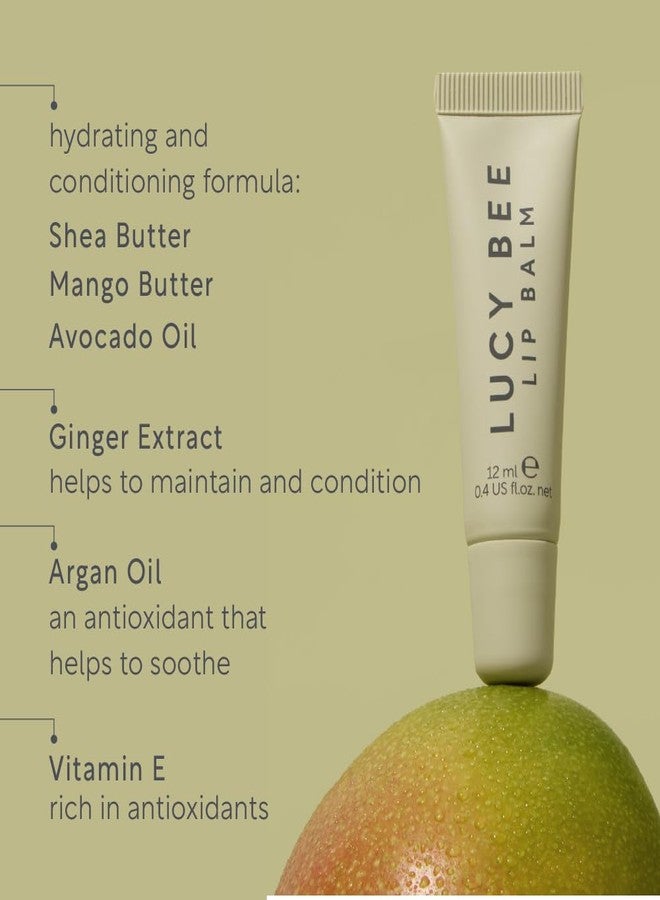 Lucy Bee Advance Hydration Lip Serum, Nourishing Lip Serum for Dry Lips with Mango Butter, Shea, Avocado Oil & Vitamin E, Glossy Finish, Vegan & Cruelty-Free, Clear 0.4 fl oz - Image 5