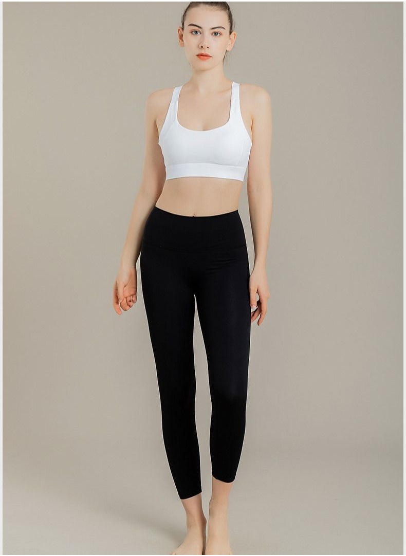 Loquat Women Quick Dry Breathable Sports Bra White  - Image 1