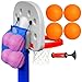 Galvanox Mini Rubber Basketballs with Pump 7 Inch Includes Mesh Storage Bag Designed for Little Tikes Basketball Hoop 4 Balls Orange Blue - Image 2