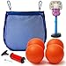 Galvanox Mini Rubber Basketballs with Pump 7 Inch Includes Mesh Storage Bag Designed for Little Tikes Basketball Hoop 4 Balls Orange Blue - Image 4