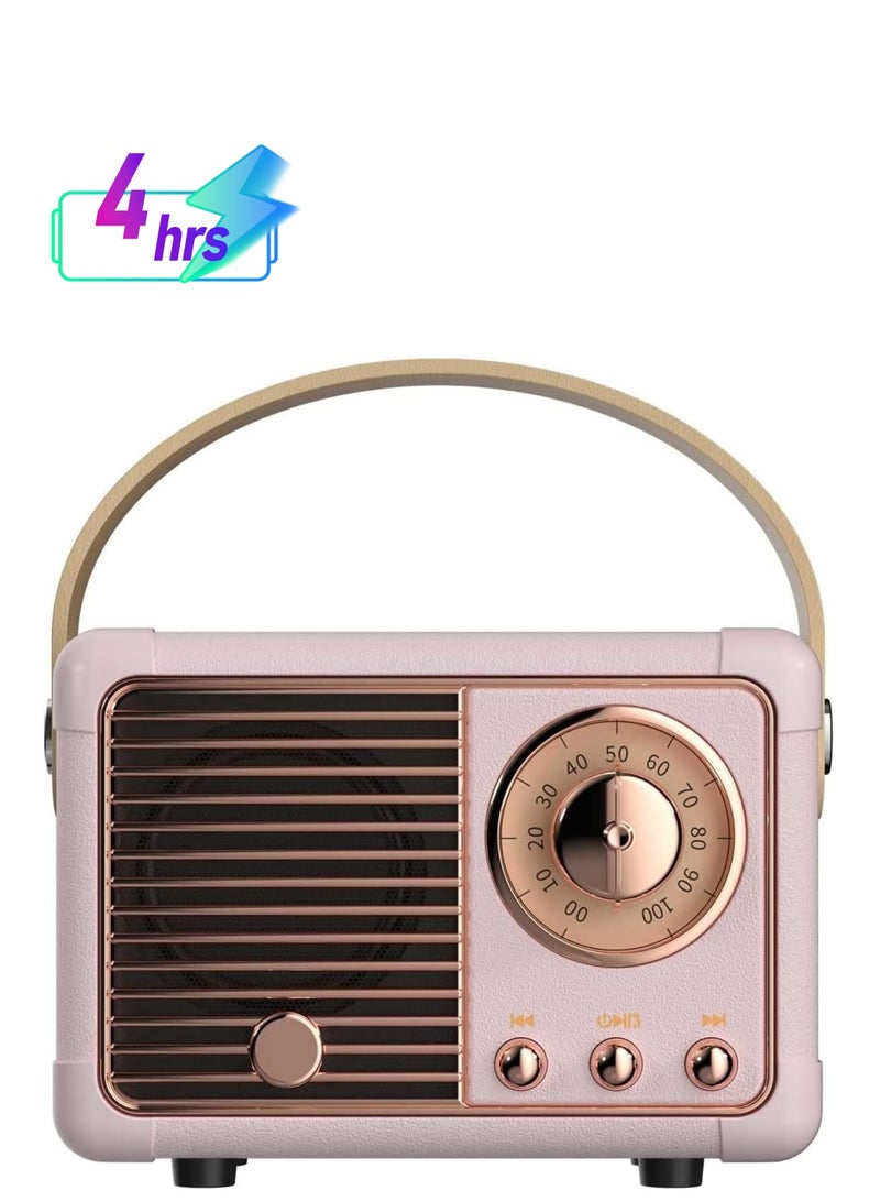 Retro Bluetooth Speaker Wireless Mini Speaker, Outdoor Bluetooth Speaker, Portable Speaker Best Birthday Gift Ideas for Women Teenagers - Image 1