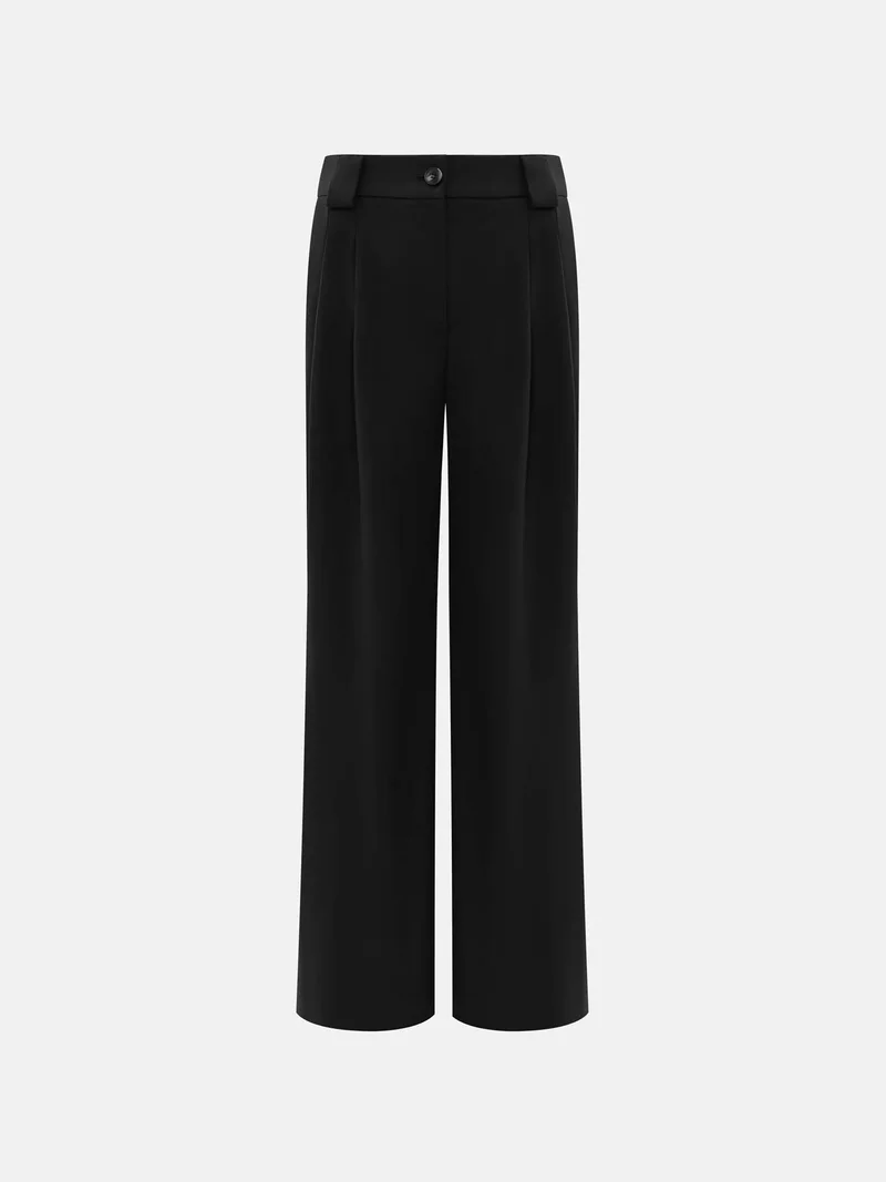 Lichi Palazzo trousers with wide belt loops
