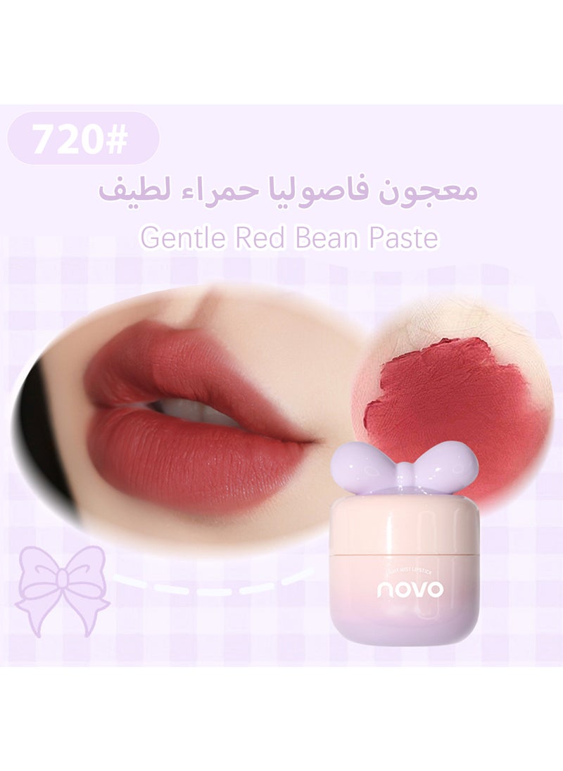 Novo Beautyrest Light Mist Lipstick, Velvet Matte Waterproof Non Stick Cup Long Lasting Mist Face Lip Gloss, Lightweight Moisturizing Cute Lip Stains Lip Tint Lip Mud for Women  - Image 3