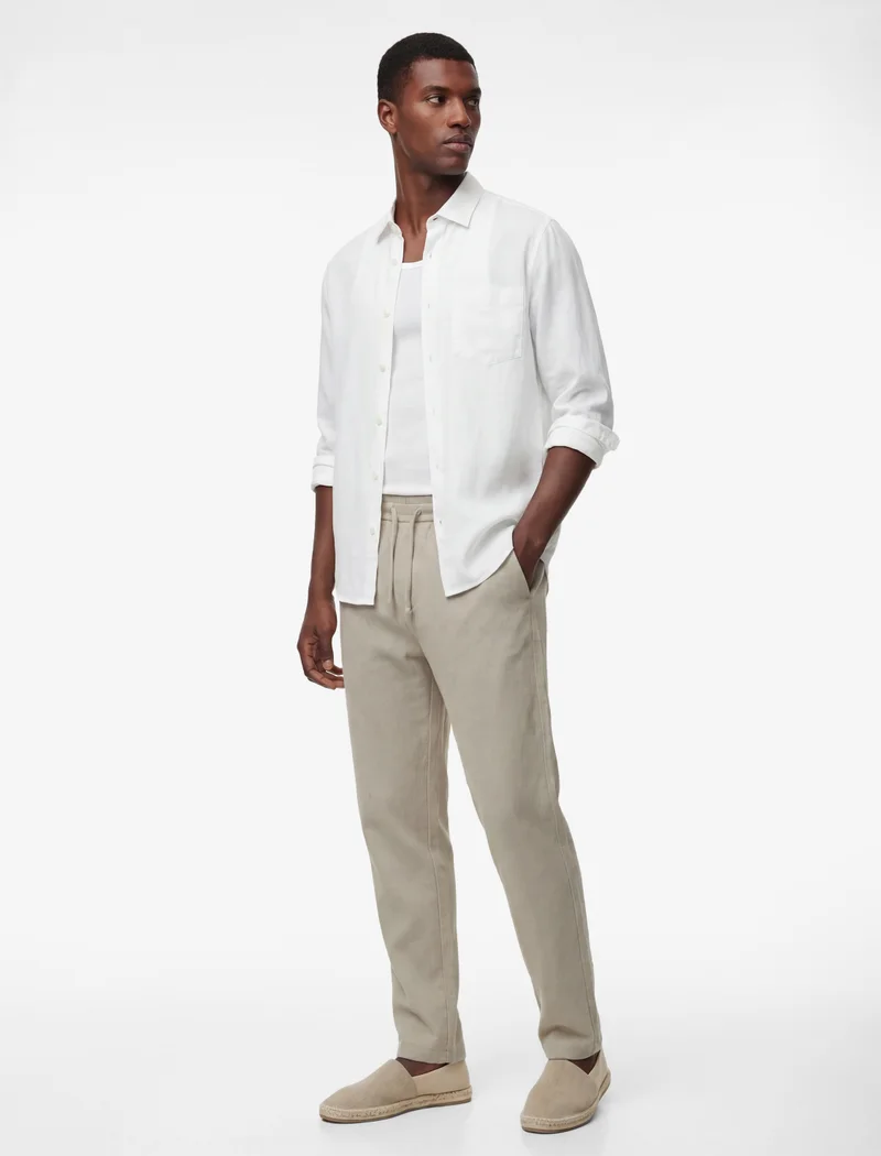 كوتون Drawstring Trousers