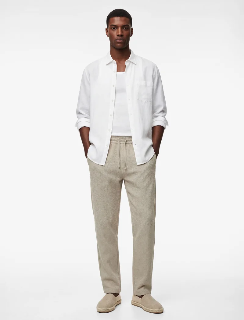 كوتون Drawstring Trousers